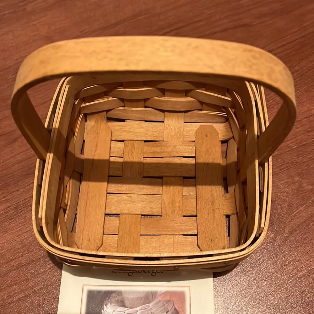 Vintage Longaberger 2003 Tarragon basket